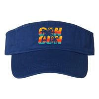 Vacation Cancun Mexico Gift Valucap Bio-Washed Visor