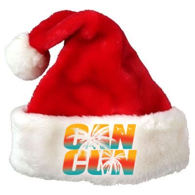 Vacation Cancun Mexico Gift Premium Christmas Santa Hat