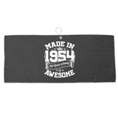 Vintage Crown Made In 1954 70 Years Of Being Awesome Large Microfiber Waffle Golf Towel