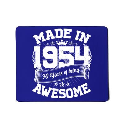 Vintage Crown Made In 1954 70 Years Of Being Awesome Mousepad