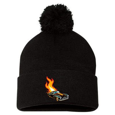 (VIA CURSOR) modern gothic streetwear Pom Pom 12in Knit Beanie