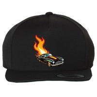 (VIA CURSOR) modern gothic streetwear Wool Snapback Cap