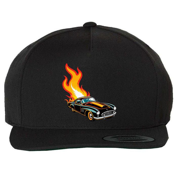 (VIA CURSOR) modern gothic streetwear Wool Snapback Cap