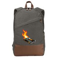 (VIA CURSOR) modern gothic streetwear Cotton Canvas Backpack