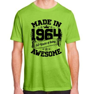 Vintage Crown Made In 1964 60 Years Of Being Awesome Adult ChromaSoft Performance T-Shirt