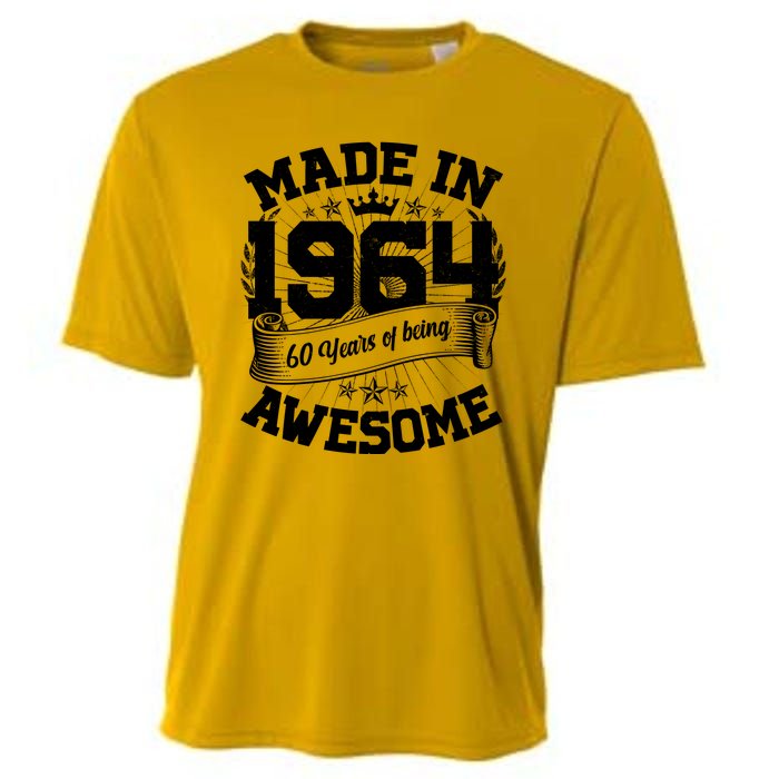 Vintage Crown Made In 1964 60 Years Of Being Awesome Cooling Performance Crew T-Shirt