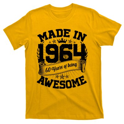 Vintage Crown Made In 1964 60 Years Of Being Awesome T-Shirt