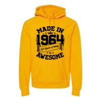 Vintage Crown Made In 1964 60 Years Of Being Awesome Premium Hoodie