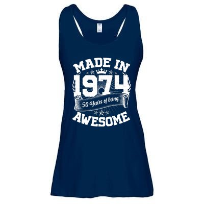 Vintage Crown Made In 1974 50 Years Of Being Awesome Ladies Essential Flowy Tank