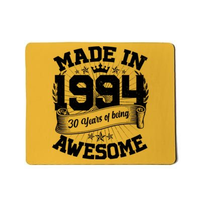 Vintage Crown Made In 1994 30 Years Of Being Awesome Mousepad