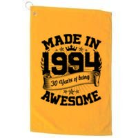 Vintage Crown Made In 1994 30 Years Of Being Awesome Platinum Collection Golf Towel