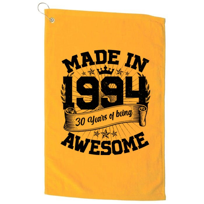 Vintage Crown Made In 1994 30 Years Of Being Awesome Platinum Collection Golf Towel