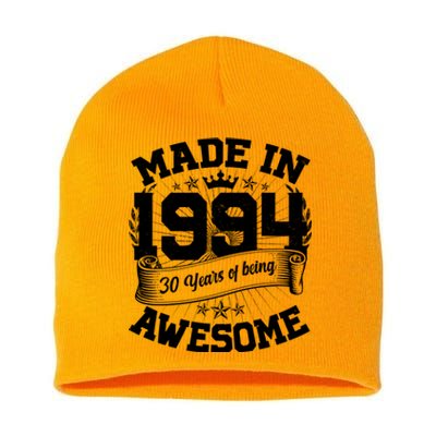 Vintage Crown Made In 1994 30 Years Of Being Awesome Short Acrylic Beanie