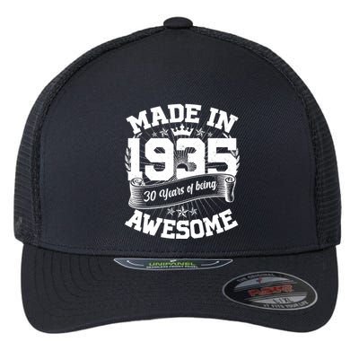 Vintage Crown Made In 1935 90 Years Of Being Awesome Flexfit Unipanel Trucker Cap