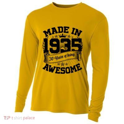Vintage Crown Made In 1935 90 Years Of Being Awesome Cooling Performance Long Sleeve Crew