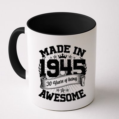 Vintage Crown Made In 1945 80 Years Of Being Awesome Mug