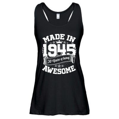 Vintage Crown Made In 1945 80 Years Of Being Awesome Ladies Essential Flowy Tank