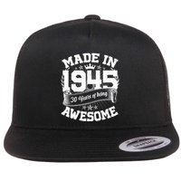 Vintage Crown Made In 1945 80 Years Of Being Awesome Flatbill Hat