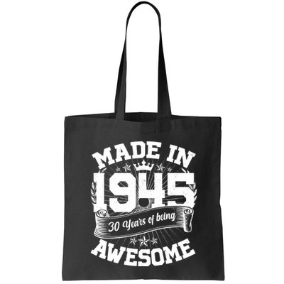 Vintage Crown Made In 1945 80 Years Of Being Awesome Bag