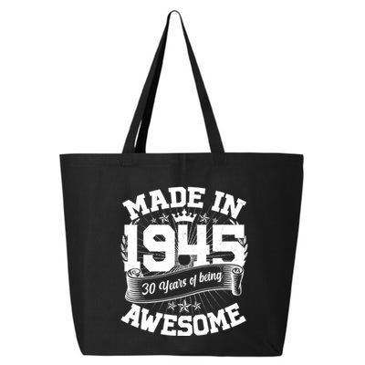 Vintage Crown Made In 1945 80 Years Of Being Awesome 25L Jumbo Tote