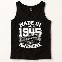 Vintage Crown Made In 1945 80 Years Of Being Awesome Tank Top