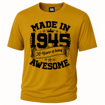 Vintage Crown Made In 1945 80 Years Of Being Awesome Performance Shirt