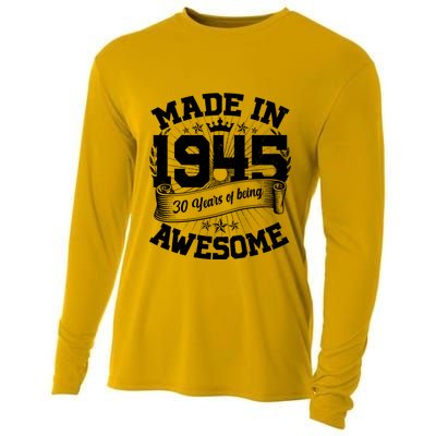 Vintage Crown Made In 1945 80 Years Of Being Awesome Cooling Performance Long Sleeve Crew