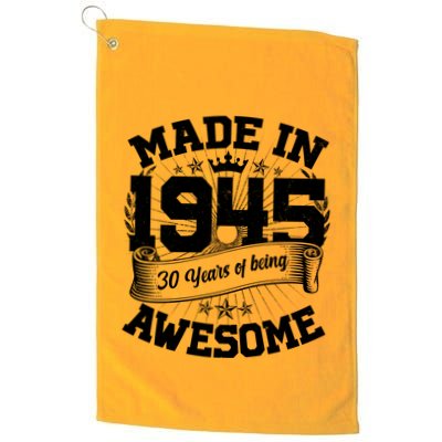 Vintage Crown Made In 1945 80 Years Of Being Awesome Golf Towel