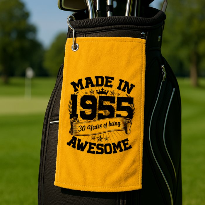 Vintage Crown Made In 1955 70 Years Of Being Awesome Golf Towel