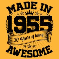 Vintage Crown Made In 1955 70 Years Of Being Awesome Golf Towel