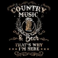 Vintage Country Music And Beer Thats Why Im Here Legends Kids T-Shirt