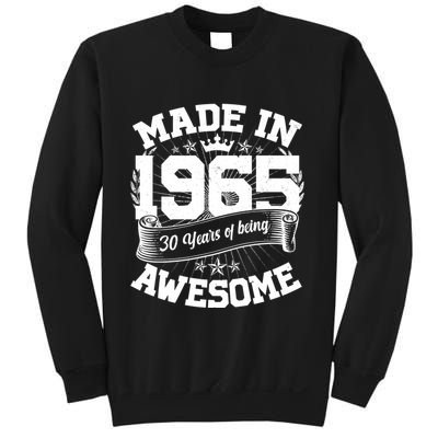 Vintage Crown Made In 1965 60 Years Of Being Awesome Sweatshirt