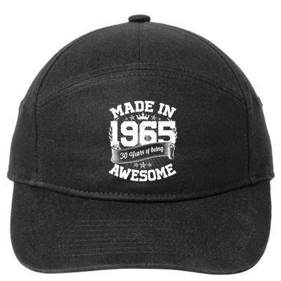 Vintage Crown Made In 1965 60 Years Of Being Awesome 7-Panel Snapback Hat