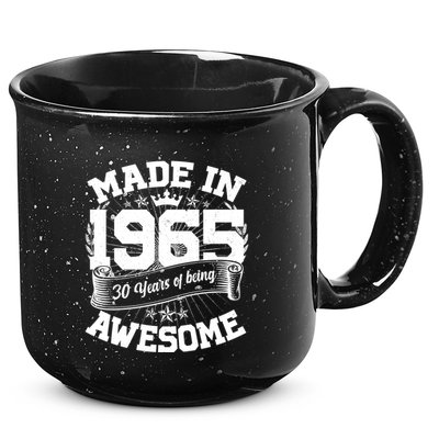 Vintage Crown Made In 1965 60 Years Of Being Awesome 15oz Campfire Ceramic Mug