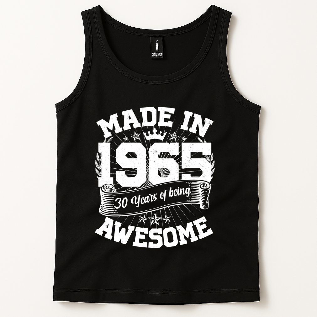 Vintage Crown Made In 1965 60 Years Of Being Awesome Tank Top