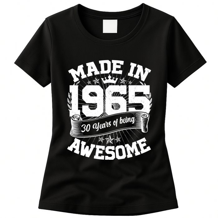 Vintage Crown Made In 1965 60 Years Of Being Awesome Womens T-Shirt