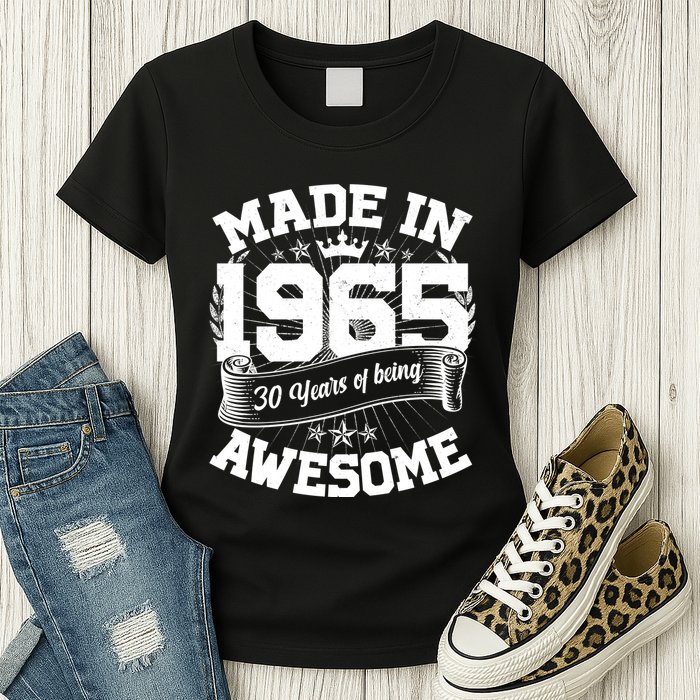 Vintage Crown Made In 1965 60 Years Of Being Awesome Womens T-Shirt