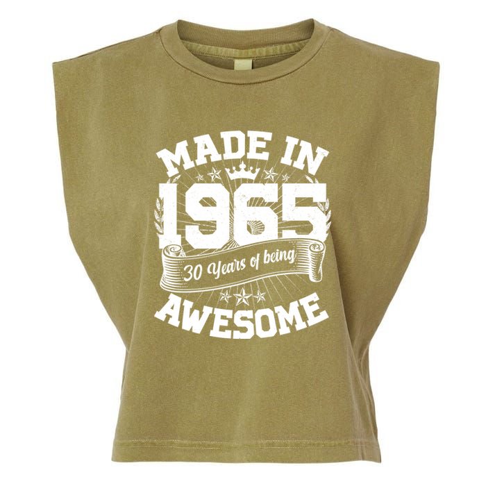 Vintage Crown Made In 1965 60 Years Of Being Awesome Garment-Dyed Women's Muscle Tee