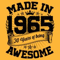 Vintage Crown Made In 1965 60 Years Of Being Awesome Performance Shirt