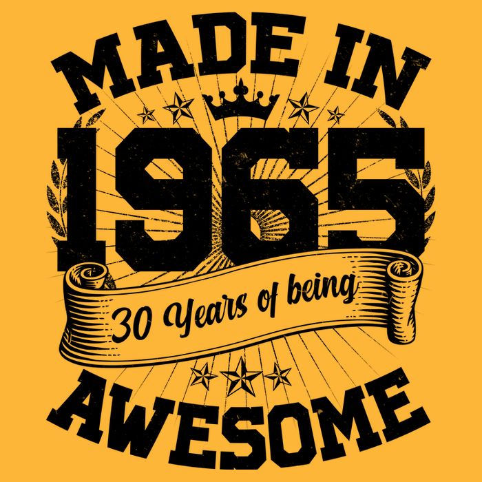 Vintage Crown Made In 1965 60 Years Of Being Awesome Performance Shirt