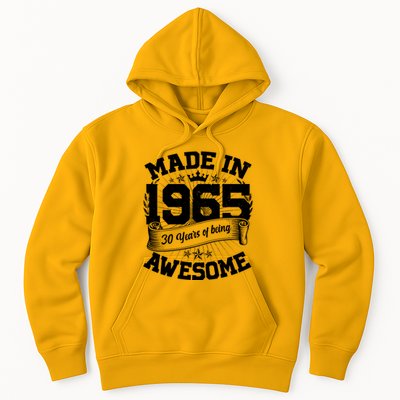 Vintage Crown Made In 1965 60 Years Of Being Awesome Hoodie