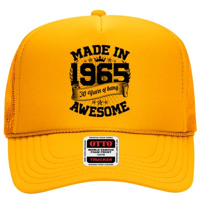 Vintage Crown Made In 1965 60 Years Of Being Awesome Trucker Hat