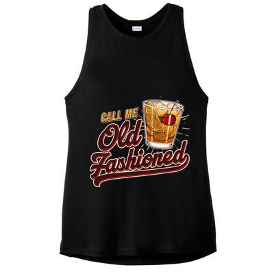 Vintage Call Me Old Fashioned Ladies PosiCharge Tri-Blend Wicking Tank