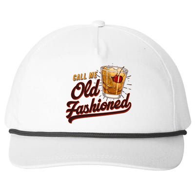 Vintage Call Me Old Fashioned Snapback Five-Panel Rope Hat