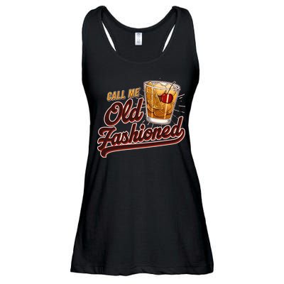 Vintage Call Me Old Fashioned Ladies Essential Flowy Tank