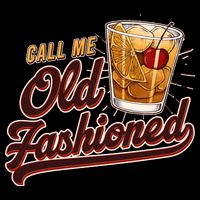 Vintage Call Me Old Fashioned Crop Top