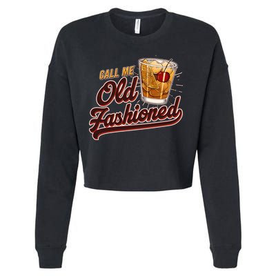 Vintage Call Me Old Fashioned Cropped Pullover Crew