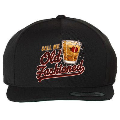 Vintage Call Me Old Fashioned Wool Snapback Cap