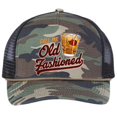 Vintage Call Me Old Fashioned Retro Rope Trucker Hat Cap