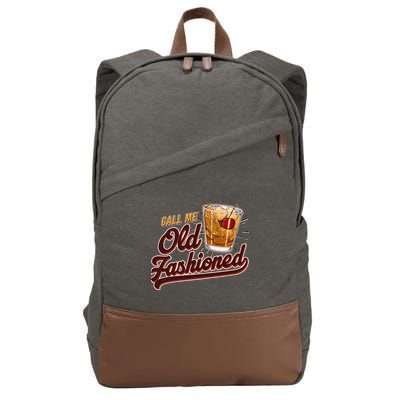 Vintage Call Me Old Fashioned Cotton Canvas Backpack